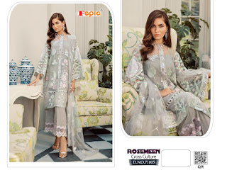  Fepic Rosemeen Cross Culture  Wedding Wear Pakistani Suits Collection, Fepic Rosemeen Wedding Wear Pakistani Suits Cross Culture In Wholesale Rate