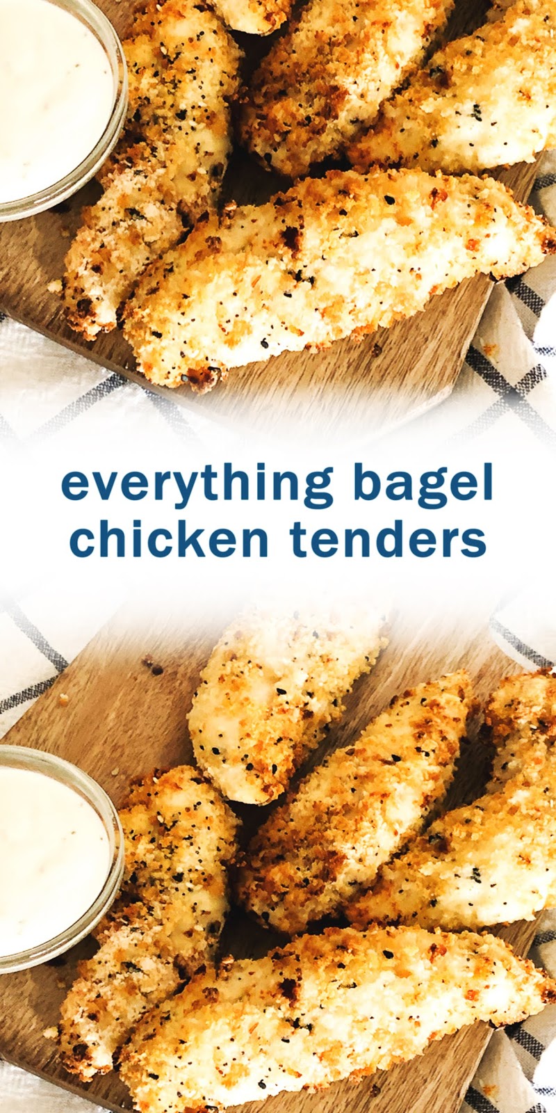 everything bágel chicken tenders