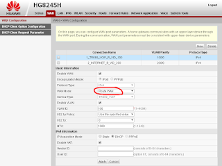 WAN Information ONT Huawei WAN Information ONT Huawei