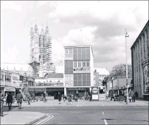 Longmarket Canterbury, site of Bakers Record Shop