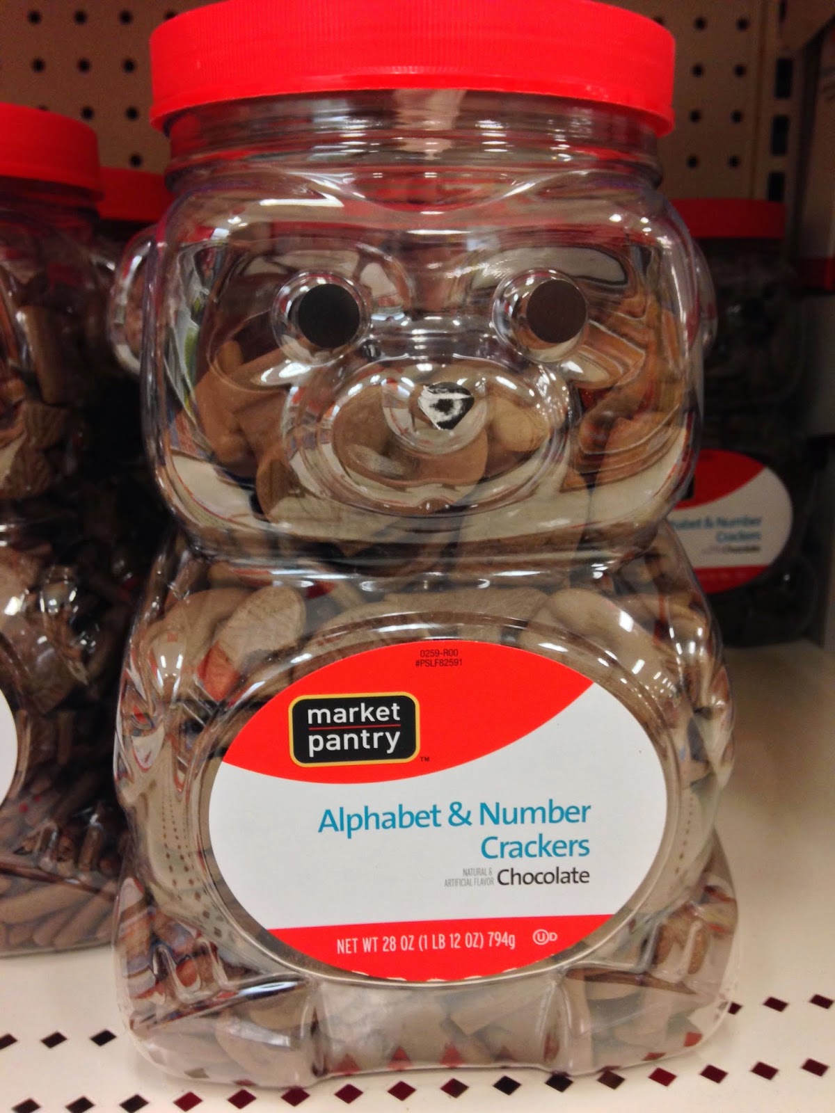 Unique Food Gifts Animal Crackers in Teddy Bear Container