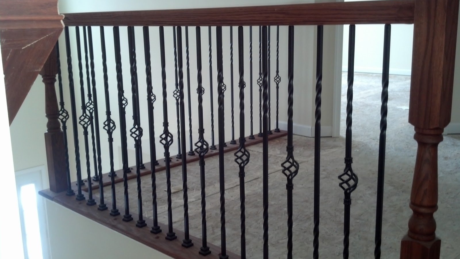 Savoy Ryan Home : RAILINGS! RAILINGS! My metal spindle railings my ...