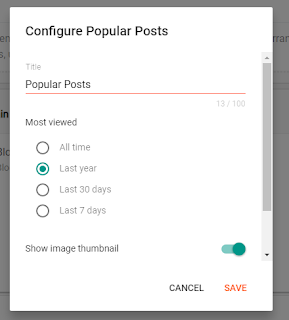 How To Add Popular Posts Widget To Blogger
