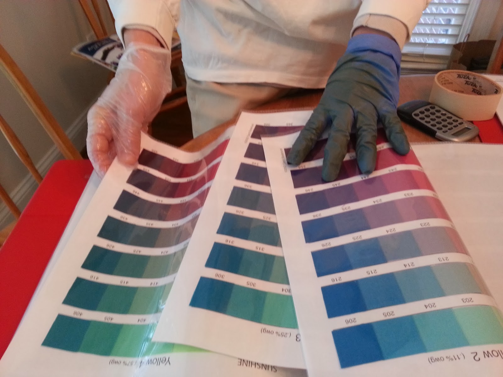 On the Edge Studio Silk Scarf Dyeing with Procion MX Dyes