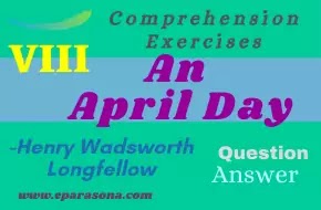 An April Day by Henry Wadsworth Longfellow