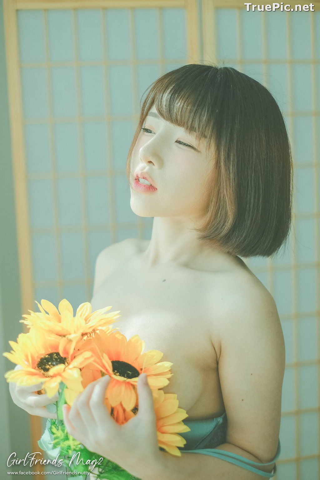 Image Thailand Model - Ar Yumi - Sun Flower and Light Blue Lingerie - TruePic.net - Picture-10