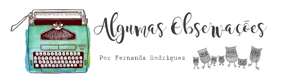 Livraria Algumas Observações — loja do blog da escritora e educadora Fernanda Rodrigues