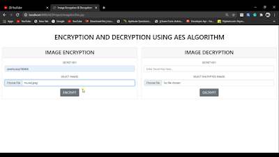 encrypt and decrypt the image