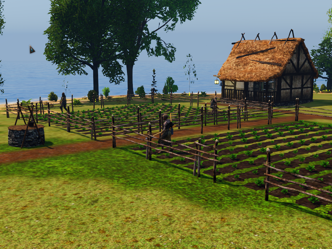 6814. 6814. Life is feudal: forest village. Life is feudal: forest village геймплей. Life is feudal - forest village персонаж.