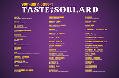 2016 Taste of Soulard menu