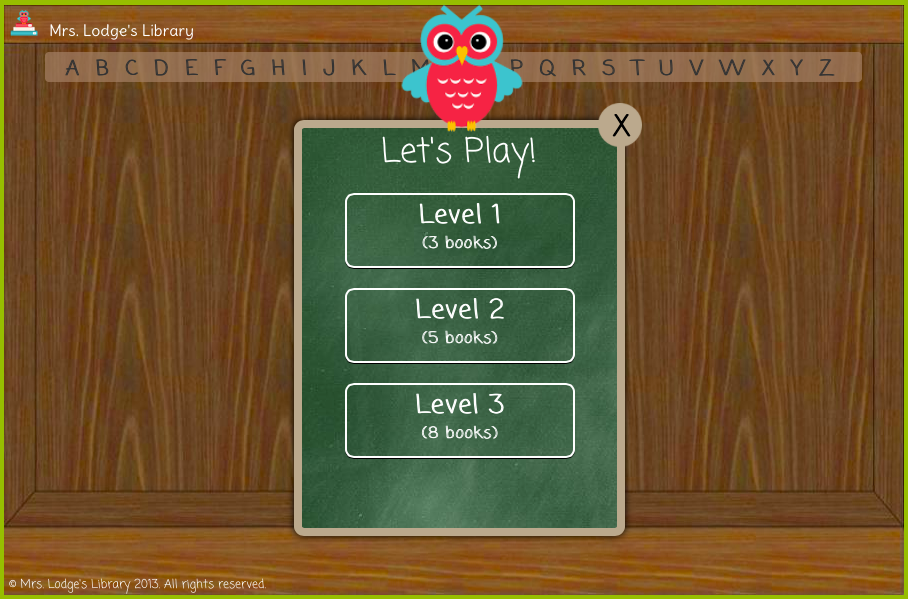 DCG Elementary Libraries Holiday Book Spines and ABC order!