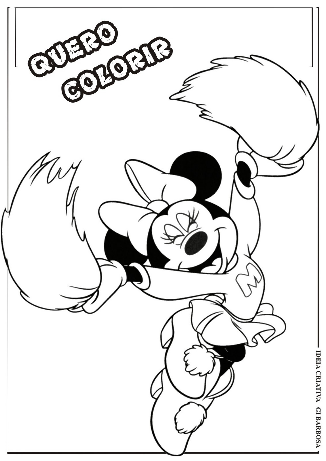 Desenhos da Minie Mouse Para Colorir Imagens Para Colorir