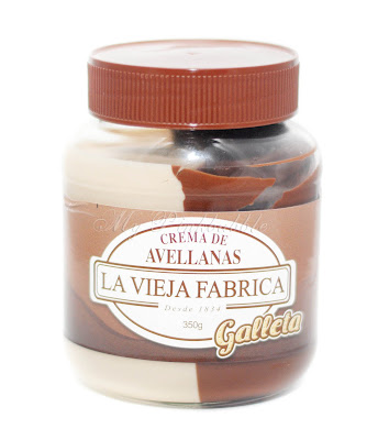 Crema de avellanas la Vieja fabrica Galleta