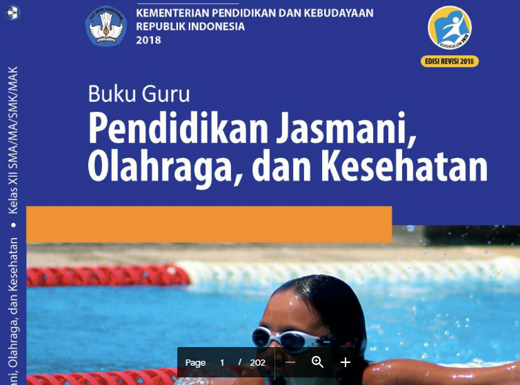 Buku PJOK Kelas 12 Kurikulum 2013 Revisi 2018 (Buku Guru