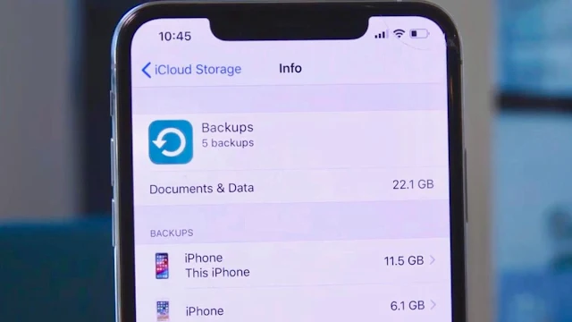 iPhone online backup