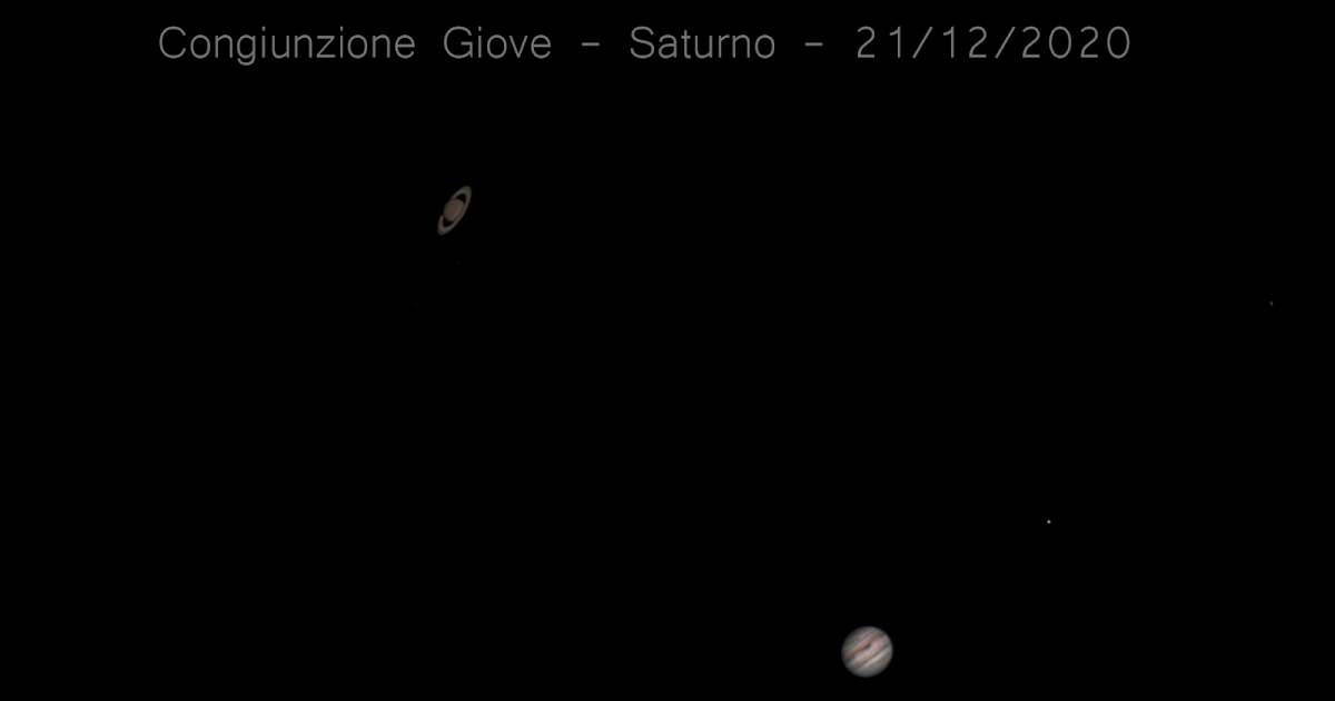 Astronomia da balcone La stella di Betlemme, la congiunzione e la distanza di Giove e Saturno Astronomia da balcone La stella di Betlemme, la congiunzione e la distanza di Giove e Saturno