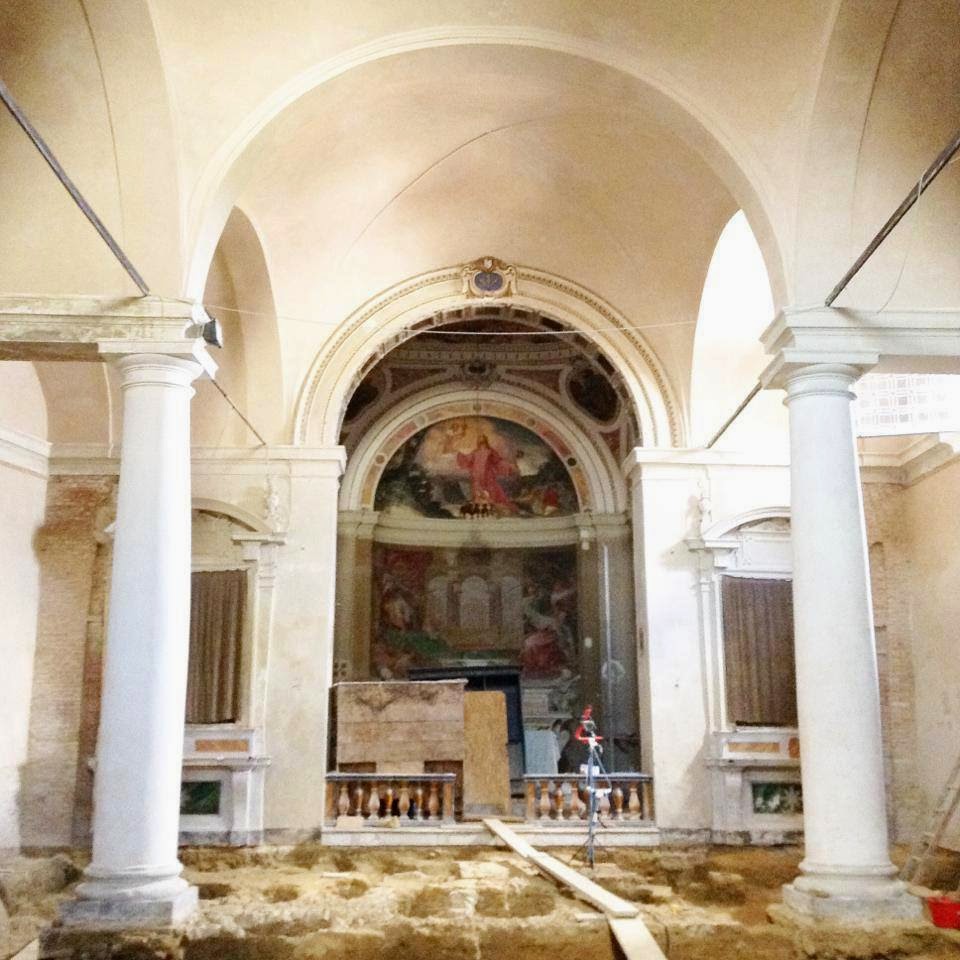 Siena, interno Chiesa Santi Quirico e Giulitta