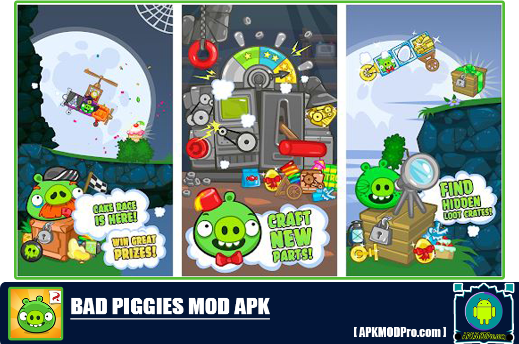 Download BAD PIGGIES MOD APK 2.3.6 Unlimited Money Versi Terbaru 2020