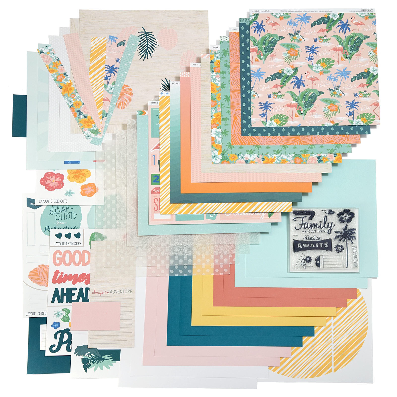 Noreen's Scrap N Chat CTMH Truly Postcard Perfect Scrapbook Layout