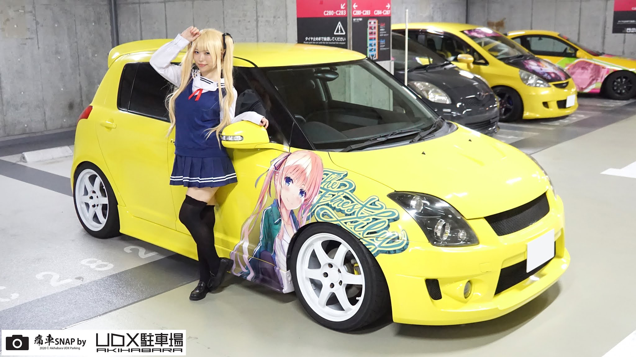 痛車 痛単車 カスタムバイク紹介 秋葉原udx駐車場ブログ 秋葉原udx駐車場 痛車snap No 5731 がーびーさん 愛知県 冴えない彼女の育てかた 澤村 スペンサー 英梨々仕様 Suzuki スイフト