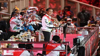 Presiden Jokowi Resmi Membuka Perhelatan PON XX Papua