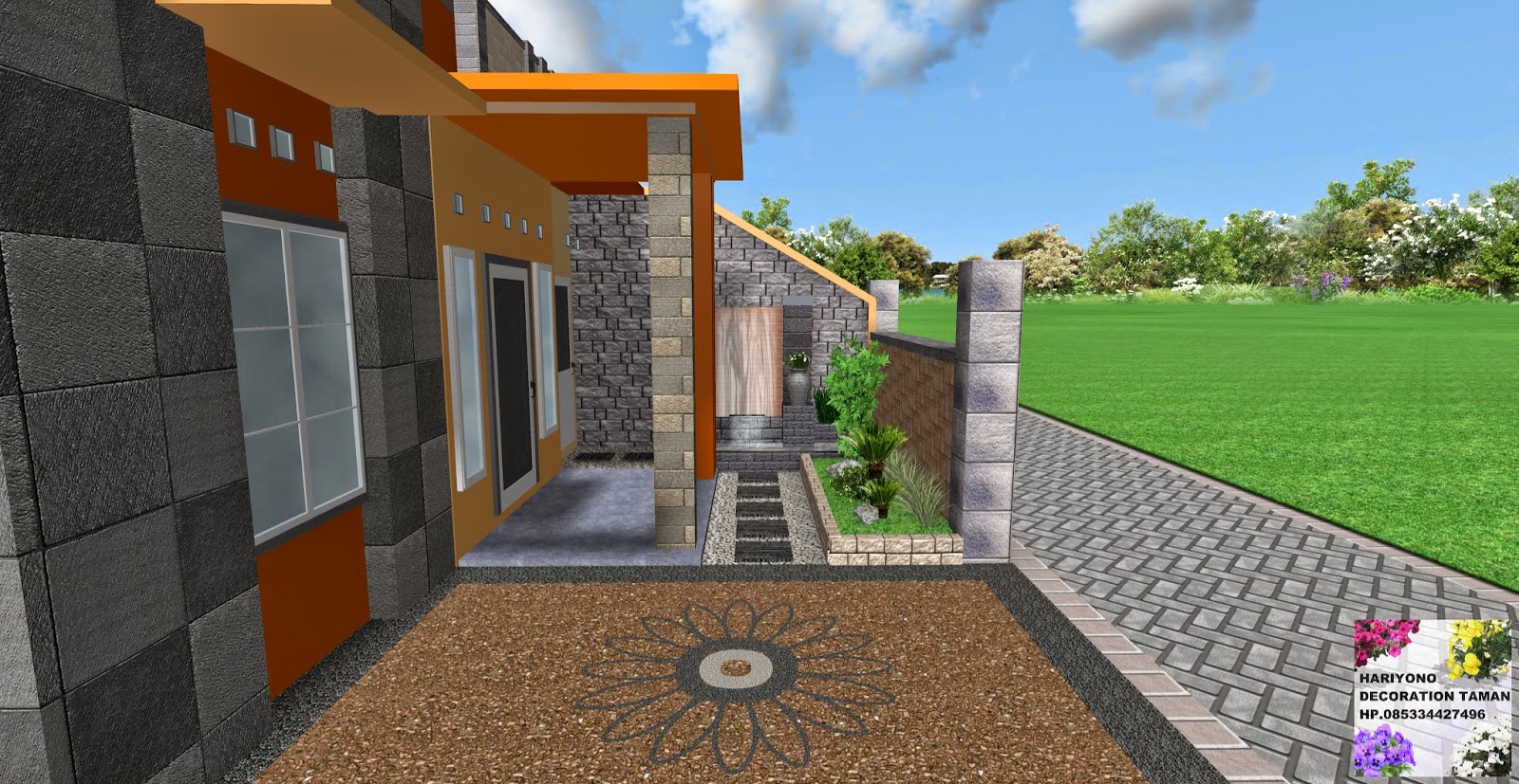 Desain Gambar Landscape 3D ~ JASA HIAS TAMAN