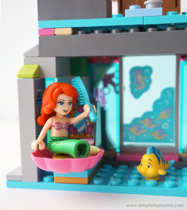 Explore the secrets of the sea with Ariel and Flounder with the LEGO Disney Ariel and the Magical Spell set!