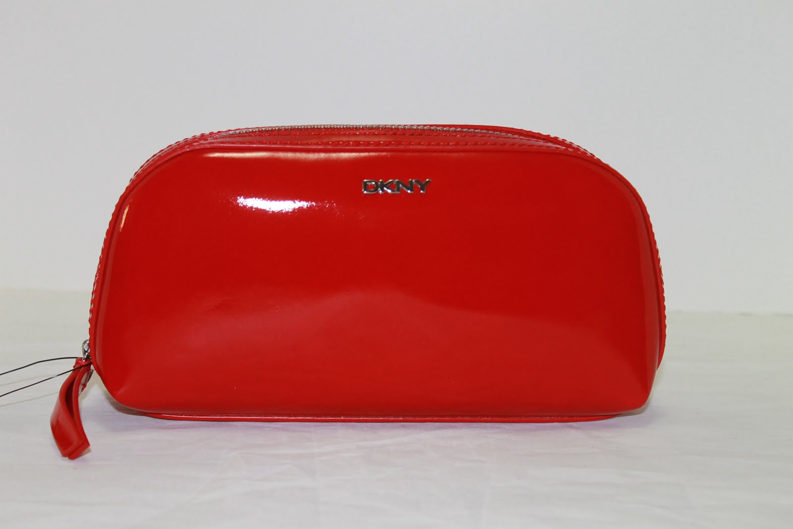 Boutique Malaysia DKNY PATENT LEATHER COSMETIC POUCH CASE