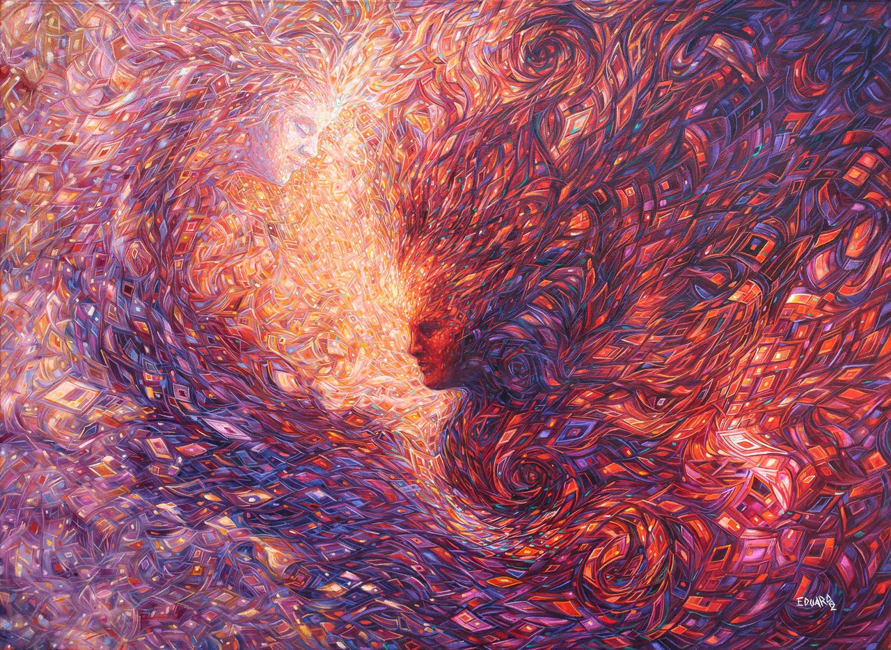02-Manifestation-of-the-Higher-Self-Eduardo-R-Calzado-Paintings-in-Swirls-of-Colour-www-designstack-co