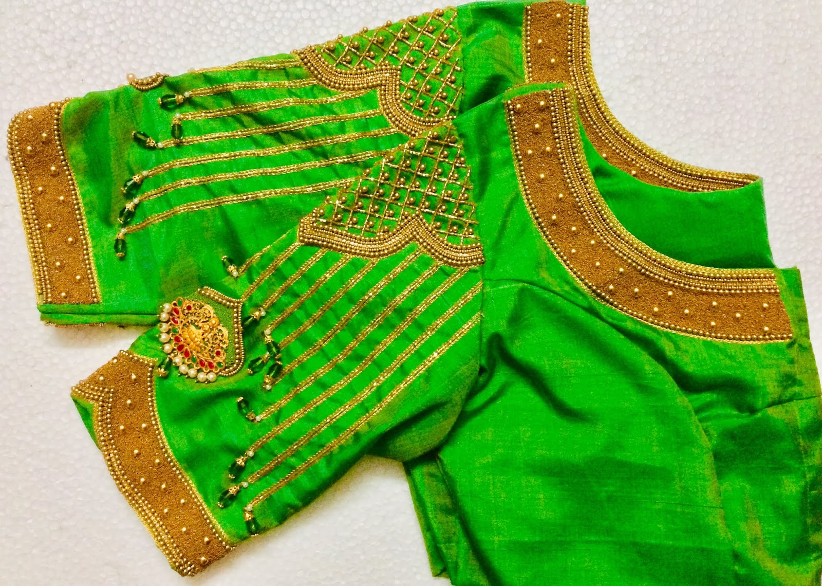 unique designers.theni: Lakshmi Pendant Embroidery