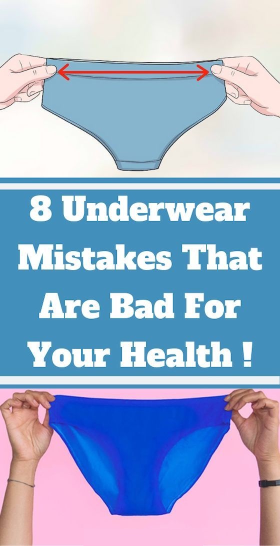 Unhealthy underwear common habits Holistic Care