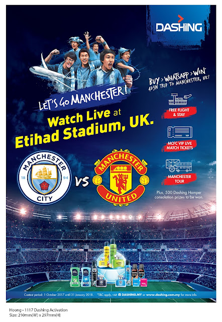 DASHING - Let's Go Manchester | Beli Produk DASHING Dan Menang 4D3N Ke Manchester