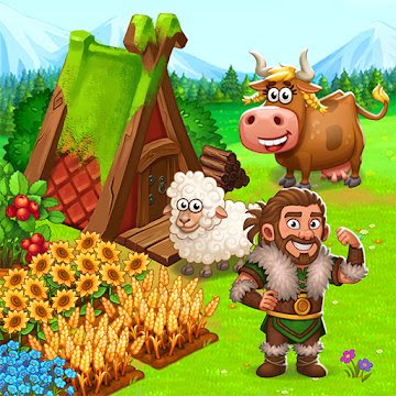 North Dragon Island – build Vikings Farm (MOD, Unlimited Money) APK Download