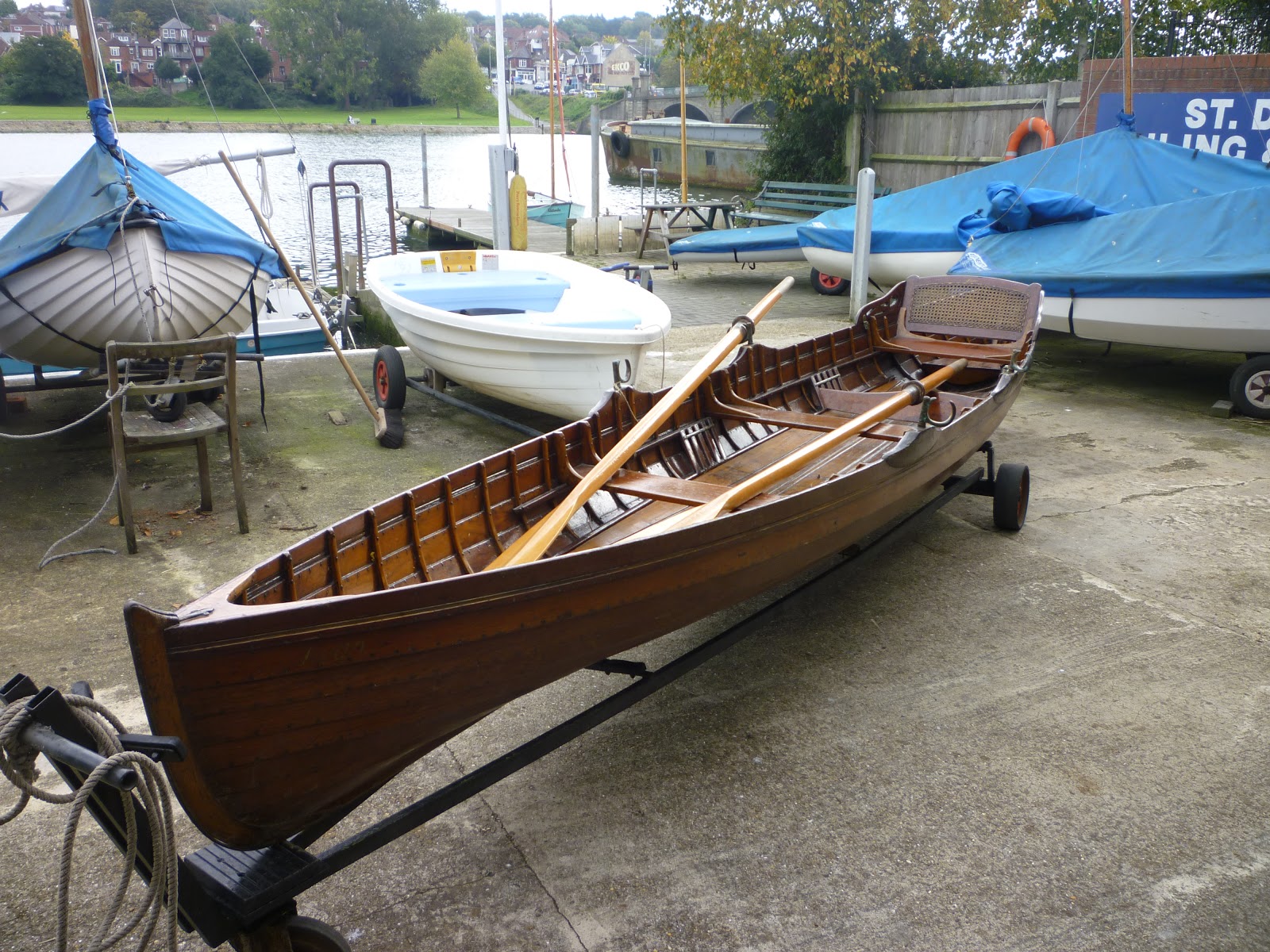 port-na-storm: traditional clinker rowing boats for sale