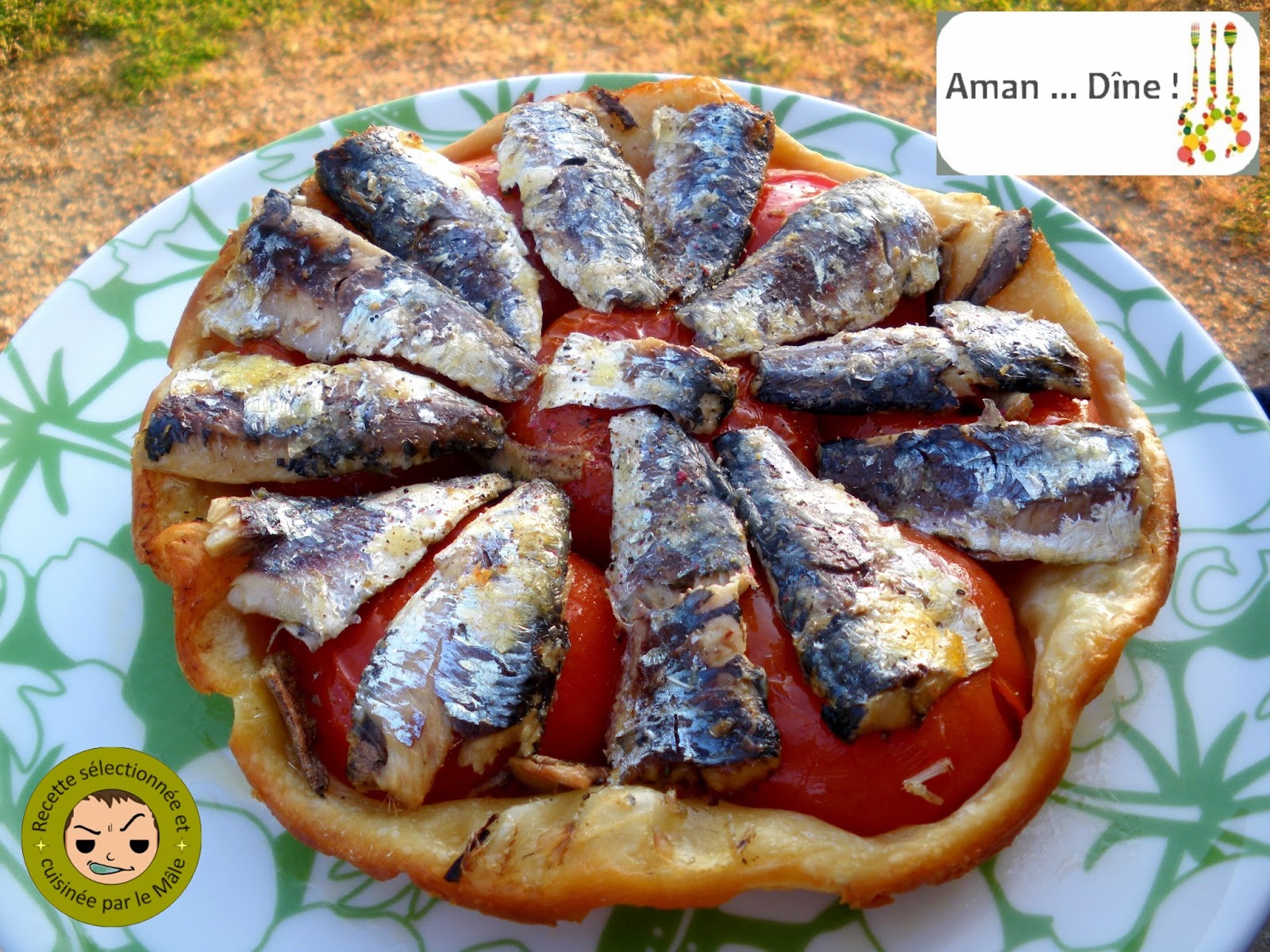 Tarte Tatin tomates et sardines