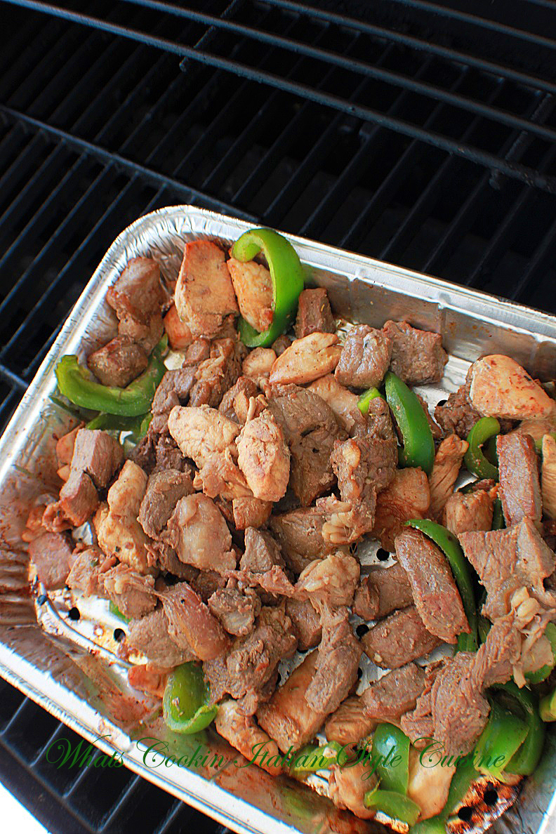 Deconstructed Ribeye and Chicken Kabob Recipe What's Cookin' Italian