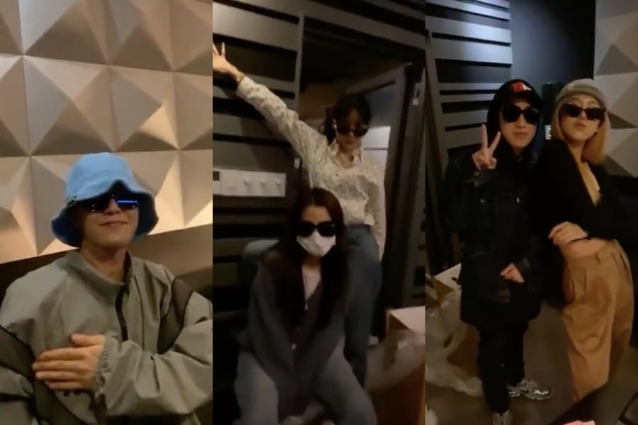 بث جيني و بلاكبينك مع جي دراقون مترجم للعربية - Jennie with G Dragon