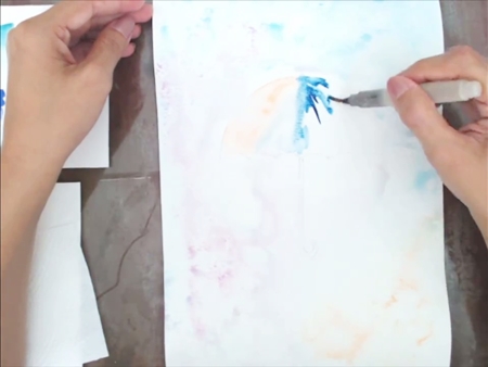 Pintando com Aquarela: Guarda-Chuva Pintando com Aquarela: Guarda-Chuva