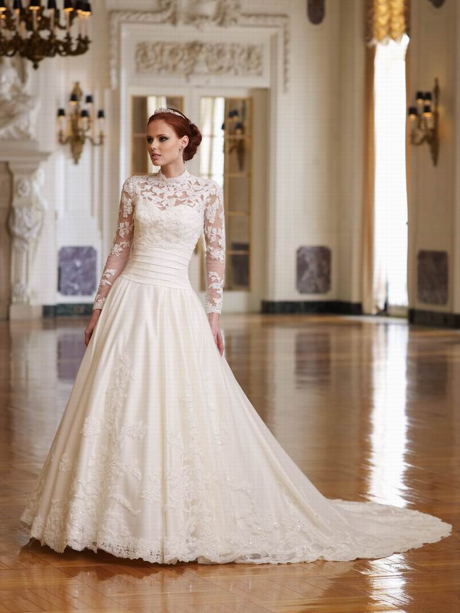 Petite Wedding  Dresses  With Sleeves  Lace Sleeve  The Hairs