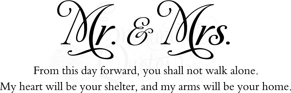 Wedding Day Quotes For The Bride And Groom Good Morning Wishes From This Day Forward You Shall