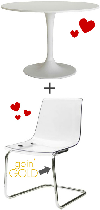 Chrome Chairs Go Gold A Game Table How To Spray Paint Metal