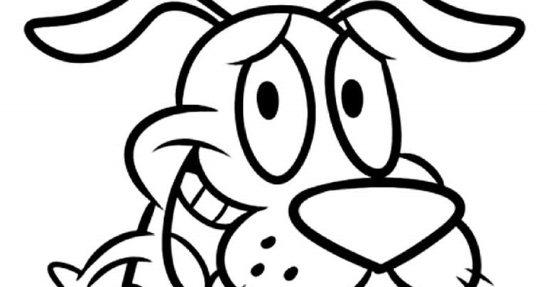 Schöne Dinge Mut zum Feigen Hund Malvorlagen