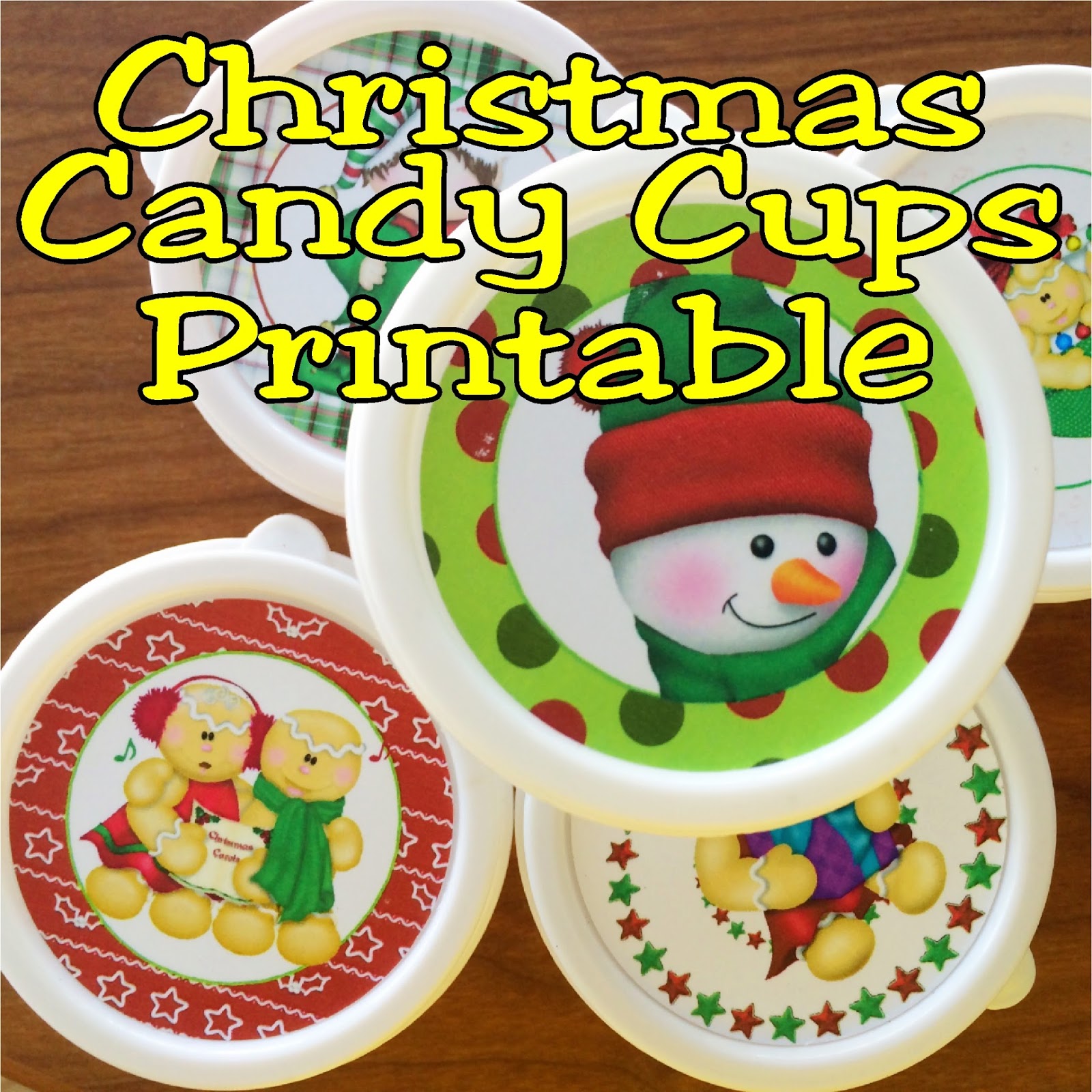 DIY Party Mom: Christmas Candy Cup Printable