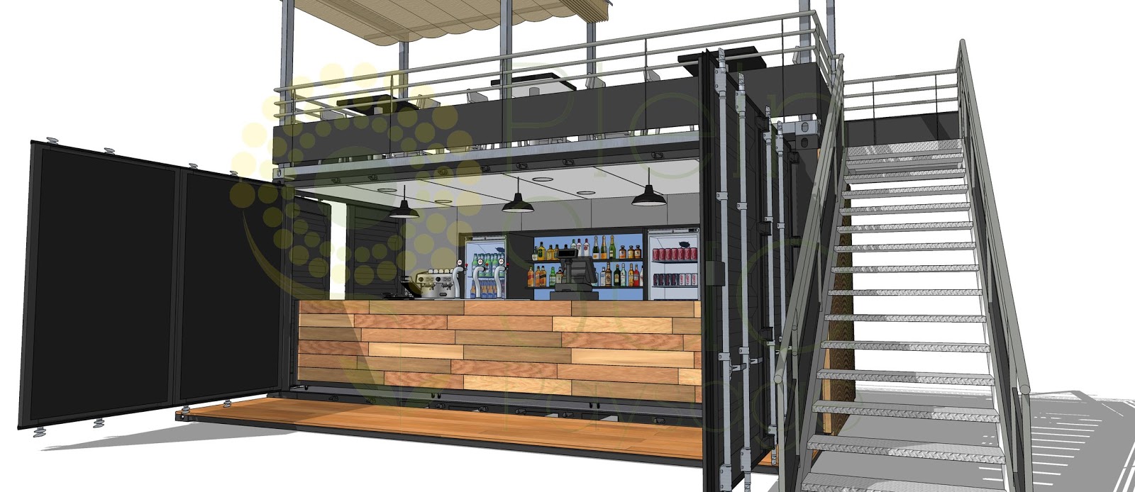 Aménagements extérieurs / Carports / Containers maritimes transformés ...