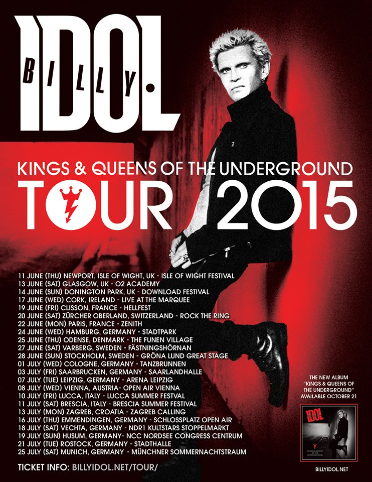 ROCKERPARIS Billy Idol Zénith, Paris, June 22 2015 ROCKERPARIS Billy Idol Zénith, Paris, June 22 2015
