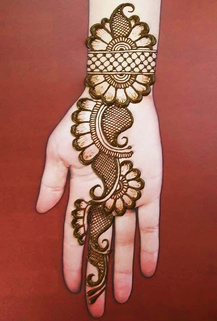 Beautiful Simple Mehndi Design Images for Raksha Bandhan