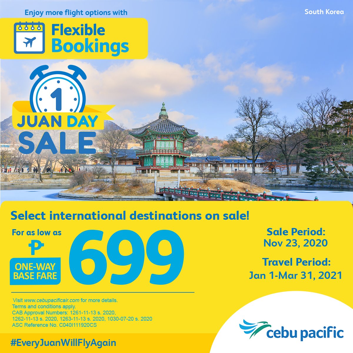 Manila Shopper Cebu Pacific Juan Day Seat SALE Nov 23 2020