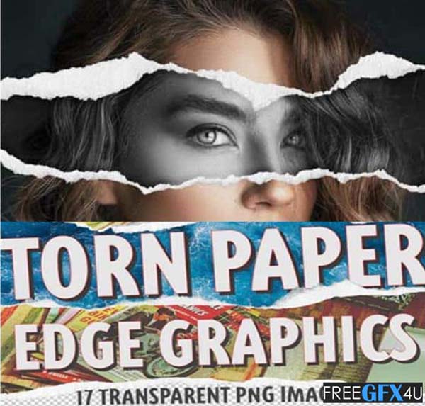 17 Torn Paper Edge PNG Collage Effects Free Download 17 Torn Paper Edge PNG Collage Effects