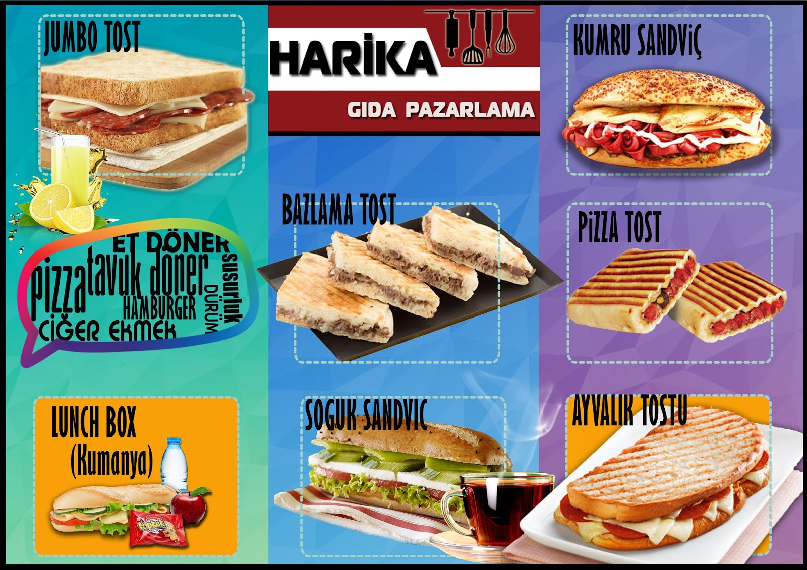 HAZIR TOST VE SANVDİÇ HARİKA GIDA PAZARLAMA
