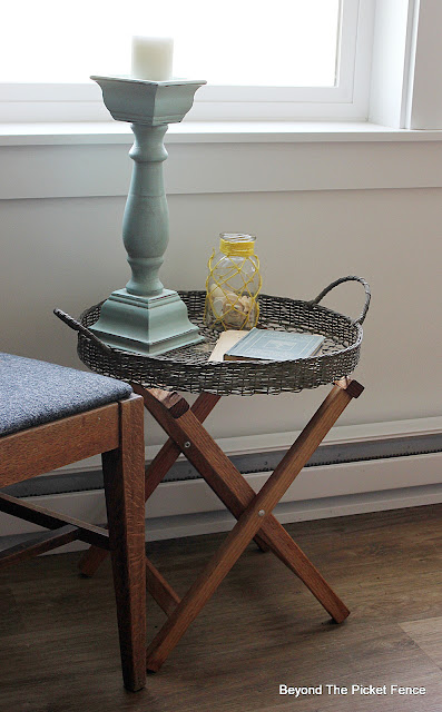 Thrifty Thursday Reporposed Tray and Camp Stool